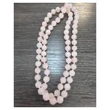 Rose Quartz Beaded Necklace