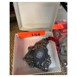 Gorham Silver-Plated Santa Picture Frame Ornament