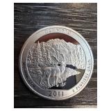 2011 Olympic National Park Silver Quarter