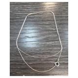 Sterling Silver Double-Strand Necklace