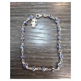 Sterling Silver Evil Eye Bracelet