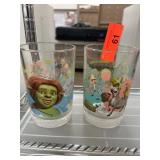 McDonalds Shrek-Themed Drinking Glasses