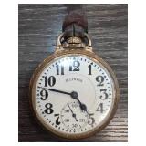 Illinois Pocket Watch with Gold Fill Case