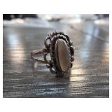 Sterling Silver Ring, Size 5.5, Oval Design