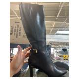 Lauren Ralph Lauren Eastwell Black Leather Boots