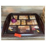 Decorative Serving Tray and Wine Bell
