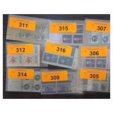 Vintage U.S. Stamp Blocks