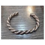 Sterling Silver Twisted Cuff Bracelet 26.9g