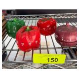 Vegetable-Shaped Kitchen Timers