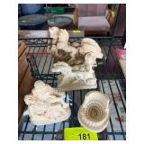 Four Piece Classical Sculpture Figurines