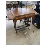 Wooden Treadle Sewing Machine Table