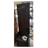 Dark Wooden Hall Tree With Storage Bench