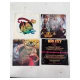 4 Vinyl Record Sleeves Including Aerosmith