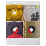 Four 7-Inch Vinyl Records by The Cars