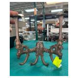 Decorative Dual Arm Metal Wall Sconce