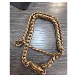 Gold-Tone Chain With Marked 18k Clasp