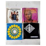 Four Vintage 45 RPM Records