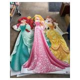 Seven Cardboard Disney Princess Cutouts