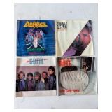 Four Vintage 7-Inch Vinyl Record Sleeves