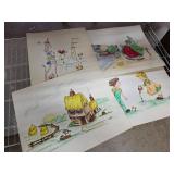 Hand-Painted Illustrations on Paper Jackie Weather