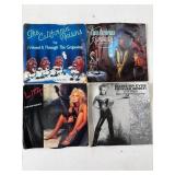 Four Vintage Vinyl Record Sleeves