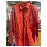 Nautica 100% Cotton Red Long-Sleeve Shirt
