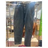 Wrangler 38x32 Relaxed Fit Jeans in Blue Denim
