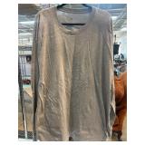 Gray Long-Sleeve Champion Shirt, Size XXL