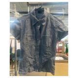 Gap Blue Short-Sleeve Cotton Shirt