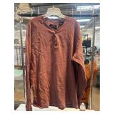RedHead XL Long-Sleeve Henley Shirt