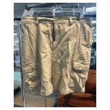 Sun River Beige Cargo Shorts, 100% Cotton