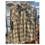 BKE Plaid Long-Sleeve Shirt in Size X-Large