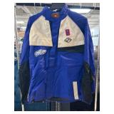 MSR Blue and Beige Motorcycle Jacket