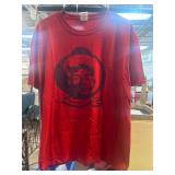 Red Graphic T-Shirt With Howdy Folks Design
