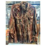 BKE Vintage XL Plaid Long-Sleeve Shirt
