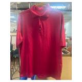 Willie Logan Essentials Red Polo Shirt