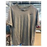 Gray Nike Logo T-Shirt in Soft Fabric