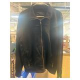 Zara Man Black Jacket with Zipper Closure