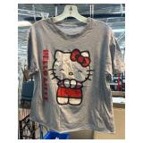 Gray Hello Kitty Graphic T-Shirt
