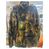 Camouflage Fleece Jacket with Hood
