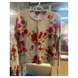 Jane Doe Acrylic Floral Cardigan