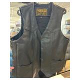Hudson Leather Genuine Leather Vest