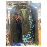 Ed Hardy By Christian Audigier XXL Velvet Blazer
