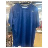 Nike Dri-FIT Blue Athletic T-Shirt, Size L