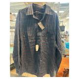 Van Heusen Long-Sleeve Plaid Shirt with Tag