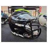Custom Black Football Helmet Mini