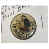 1910s Hassan Cigarettes Iï¿½m Engaged Button