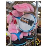 Plush Energizer Bunny Drum Mascot Toy
