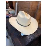 Resistol Straw Western Hat with Black Band
