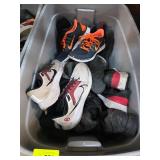 Large Bin of Shoes Size 11